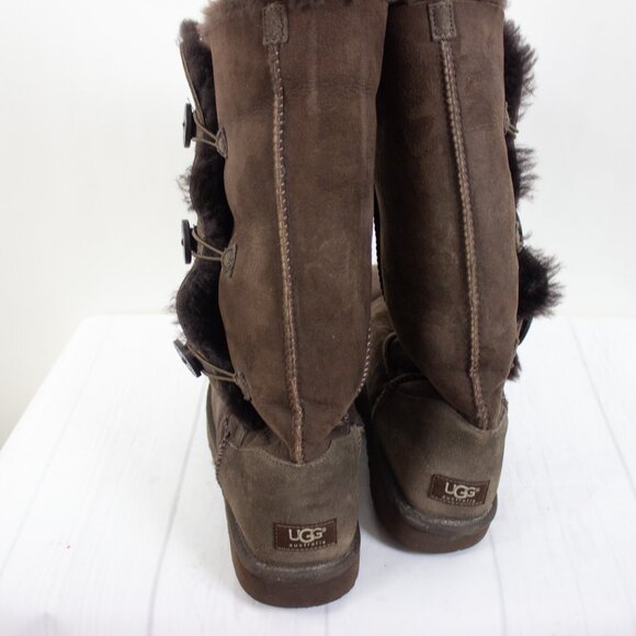 UGG Bailey Button Triplet II Tall Boots - Picture 4 of 7